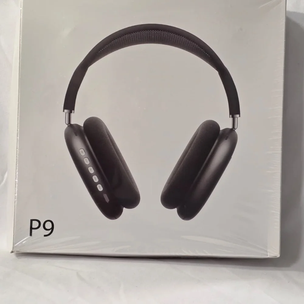 Black New P9 Pro Max Wireless Headphones With Microphone Headset